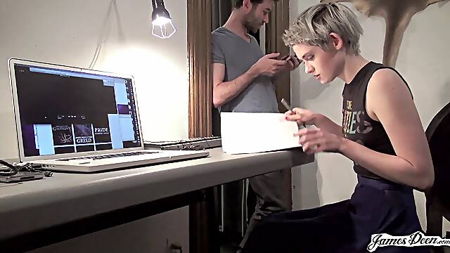 Diana Colton moans while being fingered by her boyfriend