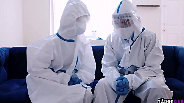 Quarantine COVID-19 couples having sex