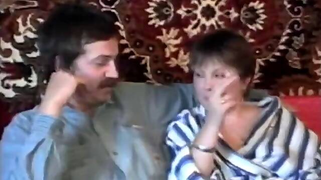 Homemade amateur mature Russian couple