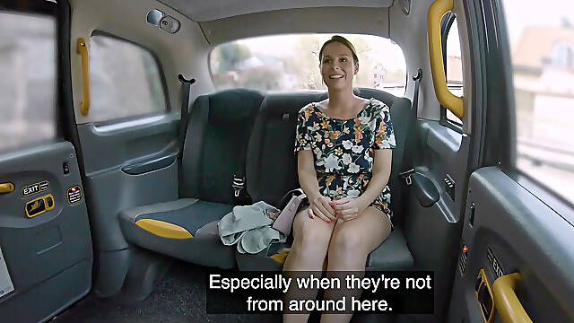 Sex in a fake taxi with sweet Antonia Sainz