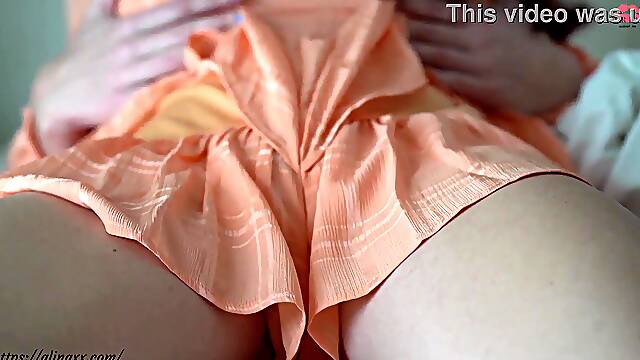 Intense vibrator creamy orgasm POV (ASMR MOANING)