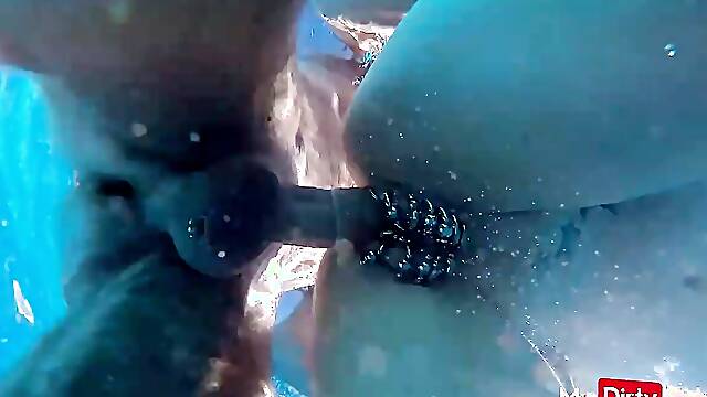 Underwater Sex with Pierced Teen