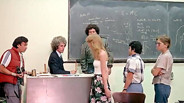 Curly 80s guy licks hairy pussy and enjoys classic fuck with retro girlfriend