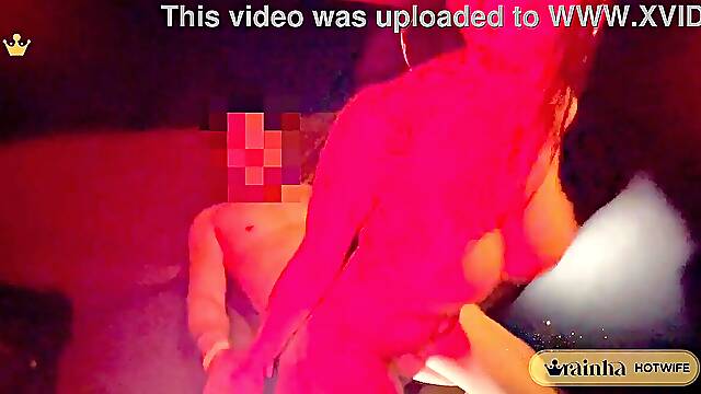 Personal trainer fills hot Latina housewife with his big cock at the club