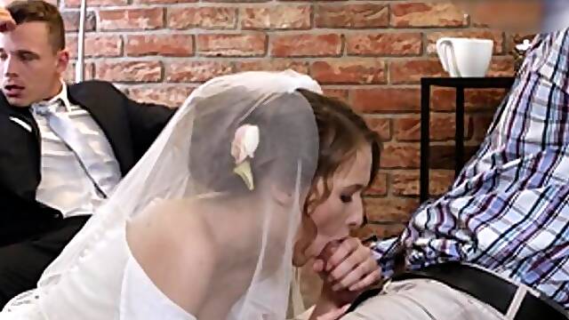 Hunt 4K - Rough sex couple in a dress at wedding