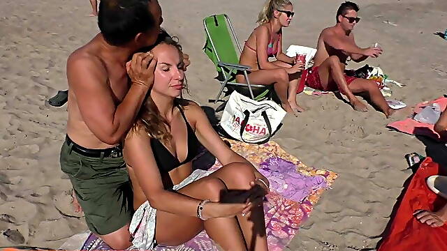Beautiful Beach Massage (REAR END Rubbed)