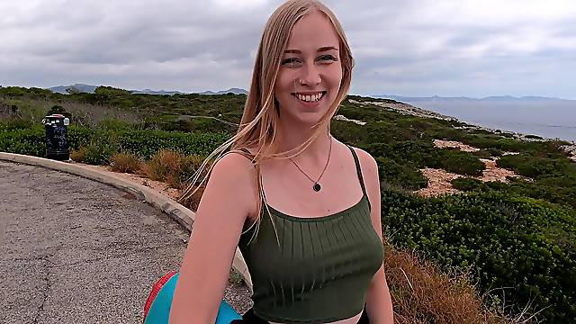 Horny girlfriend Sirena Sweet moans during passionate butt fucking