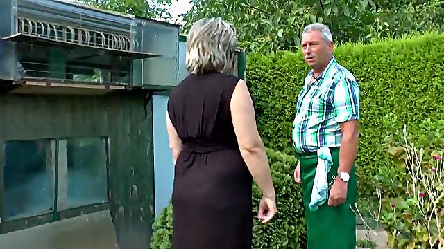 In The Garden I Bang With A Neighbour