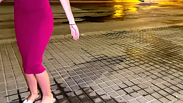 Anal Sex with My Girlfriend, We on the Street and Taxi - Ada Paradiso