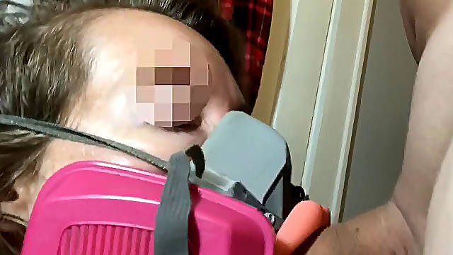 At least this prostitute has a neat respiratory system covid 19 PPE blowjob
