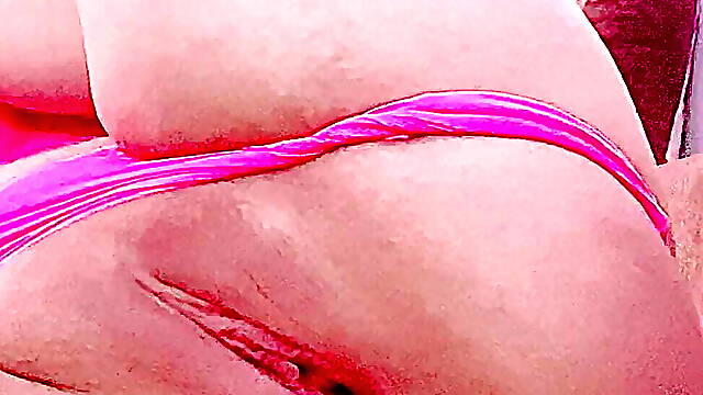 Dildo pink and masturbation