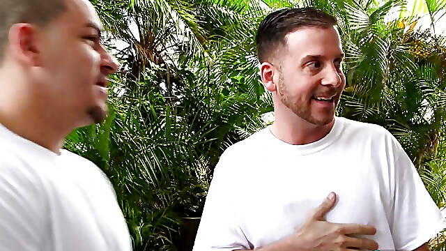 Milly Gets A Two-Man Massage