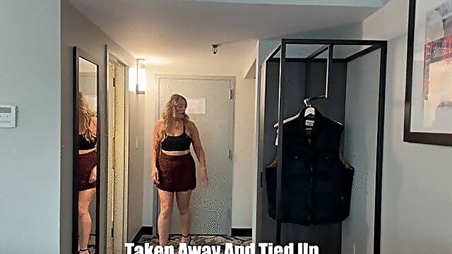 Brianna Olivia In: Taken and Tied Up Bondage Lift Carry Hand Over Mouth