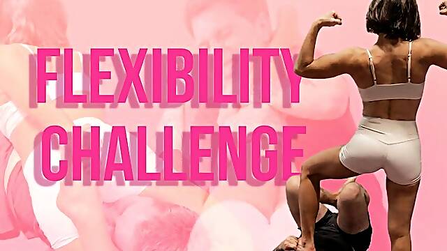 Bagheera Gym Domination: Yoga Stretching, Armwrestling, Headlocks, Facesitting, Splits on Body