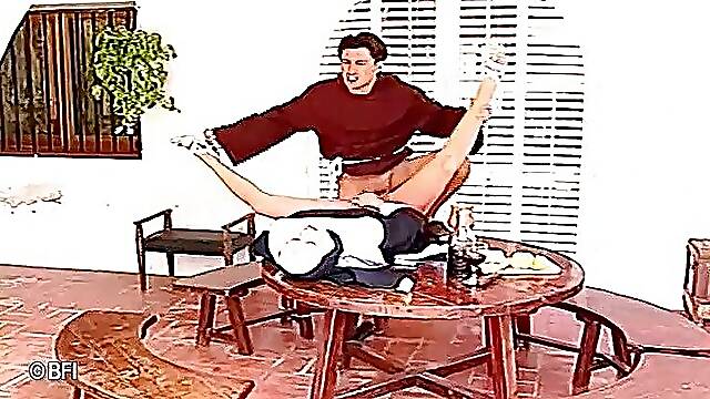 Blonde nun gets anally screwed from her fucker