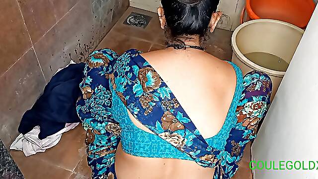 Aunty, You Have Sat Down to Wash Clothes, I Have to Take a Bath, I Am Getting Late for College!