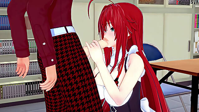 Rias Gremory Maid Cosplay Sex - Dxd Ntr Madness Series