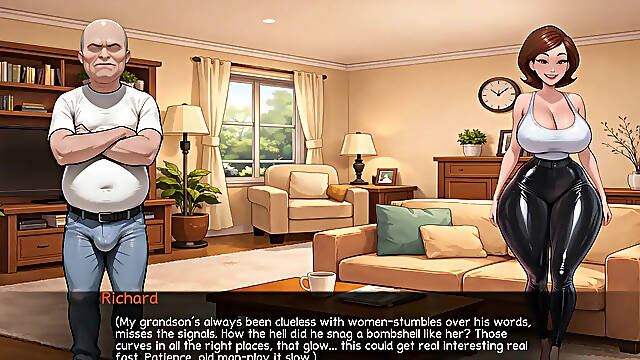Grandpa Lesson Tabou Hentai Game Ep.1 Naughty Old Man Is Touching My Fiance Huge Ass!